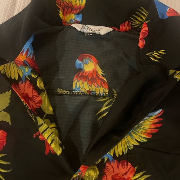 Men’s tropical print shirt - Picture 4 of 5